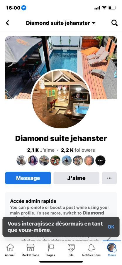 La Suite Diamant Theux Exterior foto